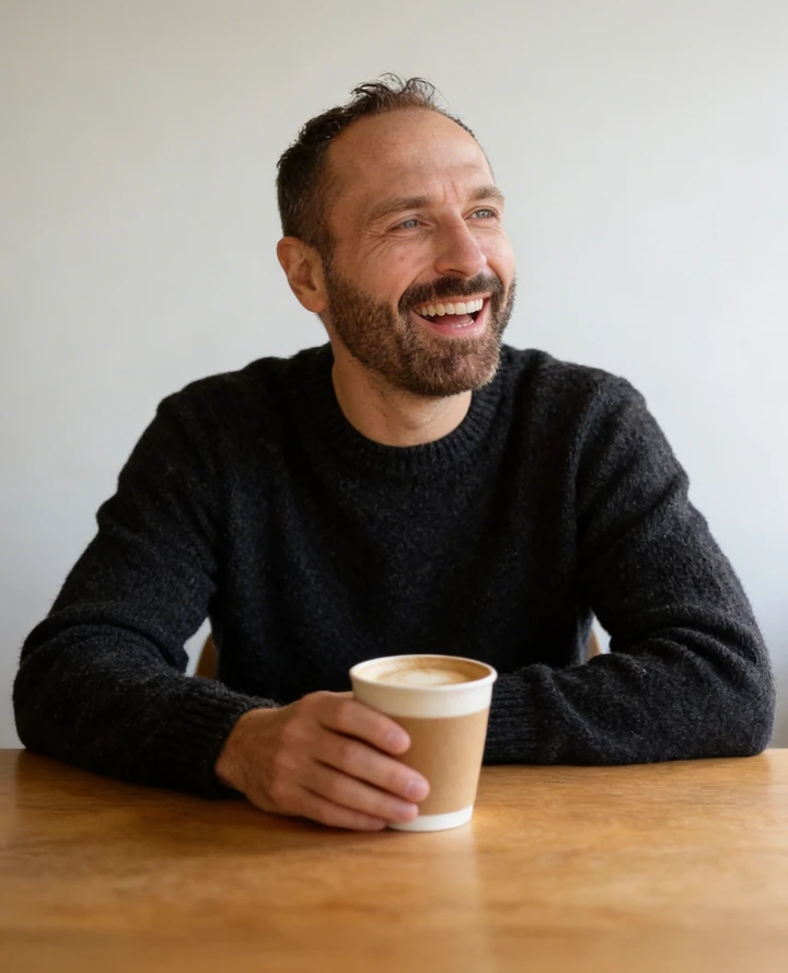 Raphael Ernst, das lächelnde Autorenportrait aus den Buchvorlagen.
